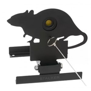 Мишень подъёмная Stalker Крыса, сталь, 3 мм, области попадания: 40,25,15мм арт.: ST-TP-72-RAT-BLK Мишень подъёмная Stalker Крыса, сталь, 3 мм, области попадания: 40,25,15мм арт.: ST-TP-72-RAT-BLK